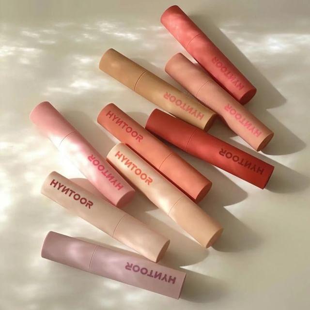 HYNTOOR - Классическая универсальная матовая помада-мусс для губ Macaron - 5 цветов 02# - 3.5g