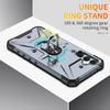 For Samsung Galaxy S24 Case PC+ TPU Ring Kickstand Magnetic Car Mount Phone Cover