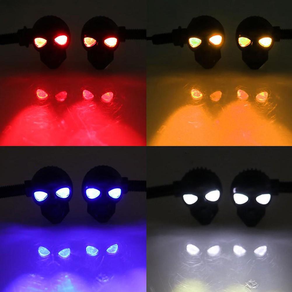 Quick Signal Response Fog Light Signal Motorcycle LED Lights Skull Shape Lights