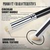 6 Pcs Miniature Art Painting Wood Handle Brushes Micro Detailing Miniature Paint Brushes  Artist