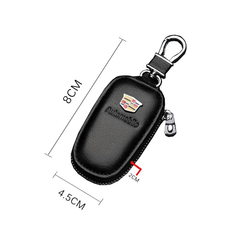 cvtbfl1 Car Key Case for Cadillac Logo Escalade CTS ATS SRX Deville BLS XT4 XT5 XT6 STS XTS SLR XLR CT4 CT5 CT6 Key Storage Accessories
