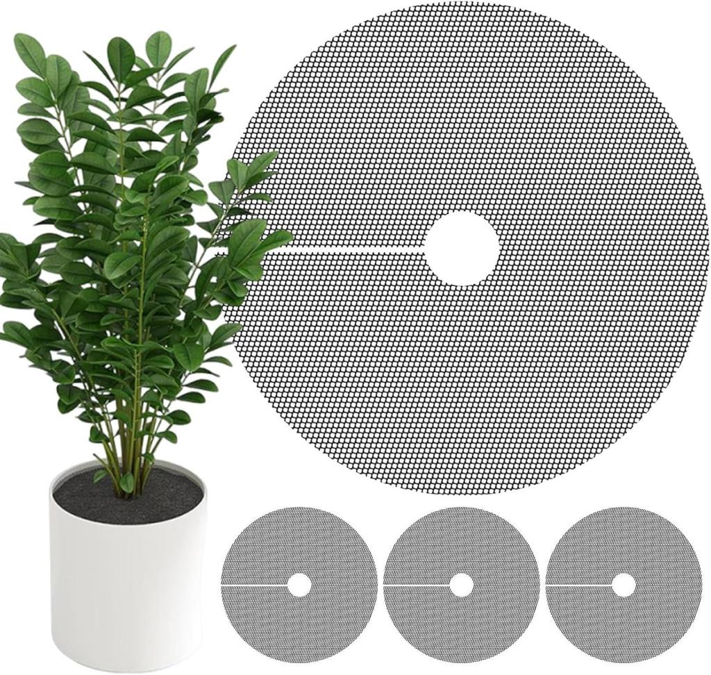 Plant Pot Guard 40cm Soil Protector Grid Anti Digging Cover 4PCS