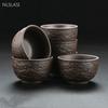 2pcs/80ml Yixing Purple Clay Tea Cup Handmade Relief Tea Cup Set Custom Beauty Master Cup Home Zen Tea Accessories