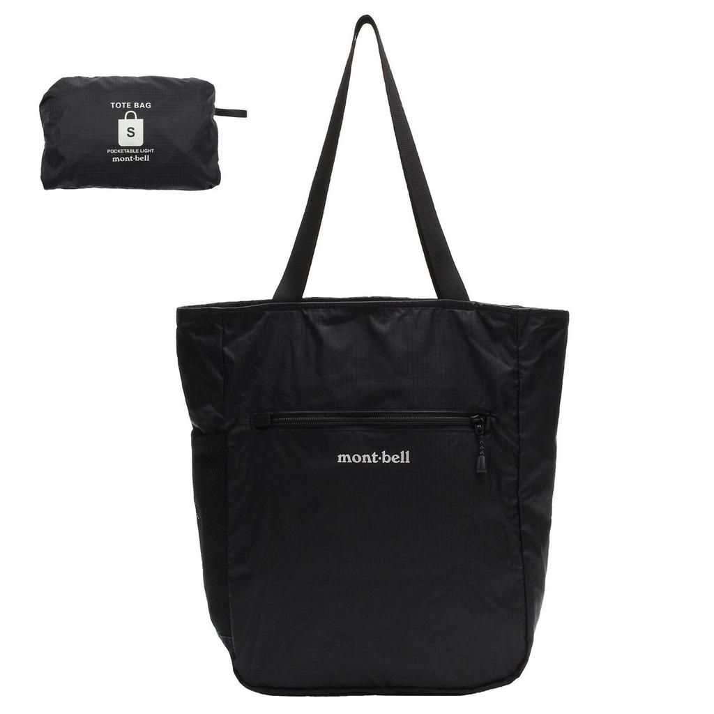 Leichte Tragetasche zum Einstecken [Montbell] Mont-bell (Schwarz, S)