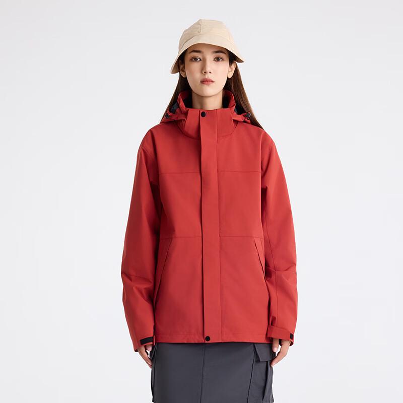 Unisex 3-in-1 Hooded Windbreaker Jacket