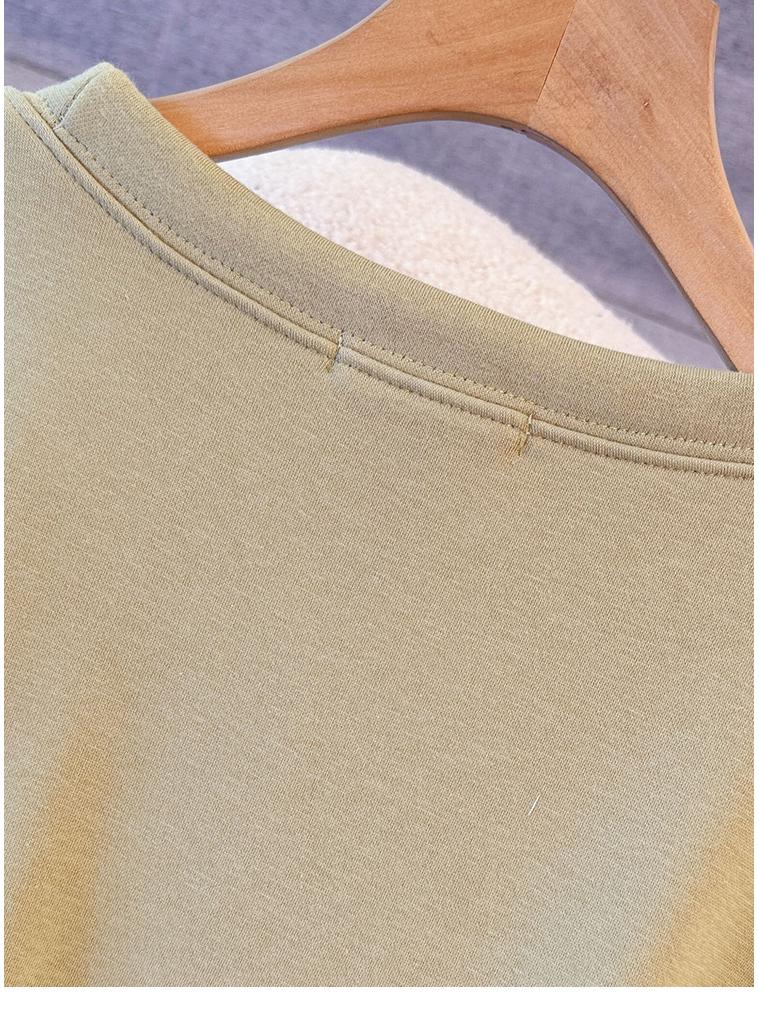2025 Winter Plus Size Women's Fleece-Lined Sweatshirt Dress for Petite Figures