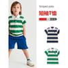 New Miki Brand Boys' Polo Shirt Children's Summer Stand Collar Short-Sleeve Pure Cotton T-Shirt Exported To Japan Half-Sleeve Shirt