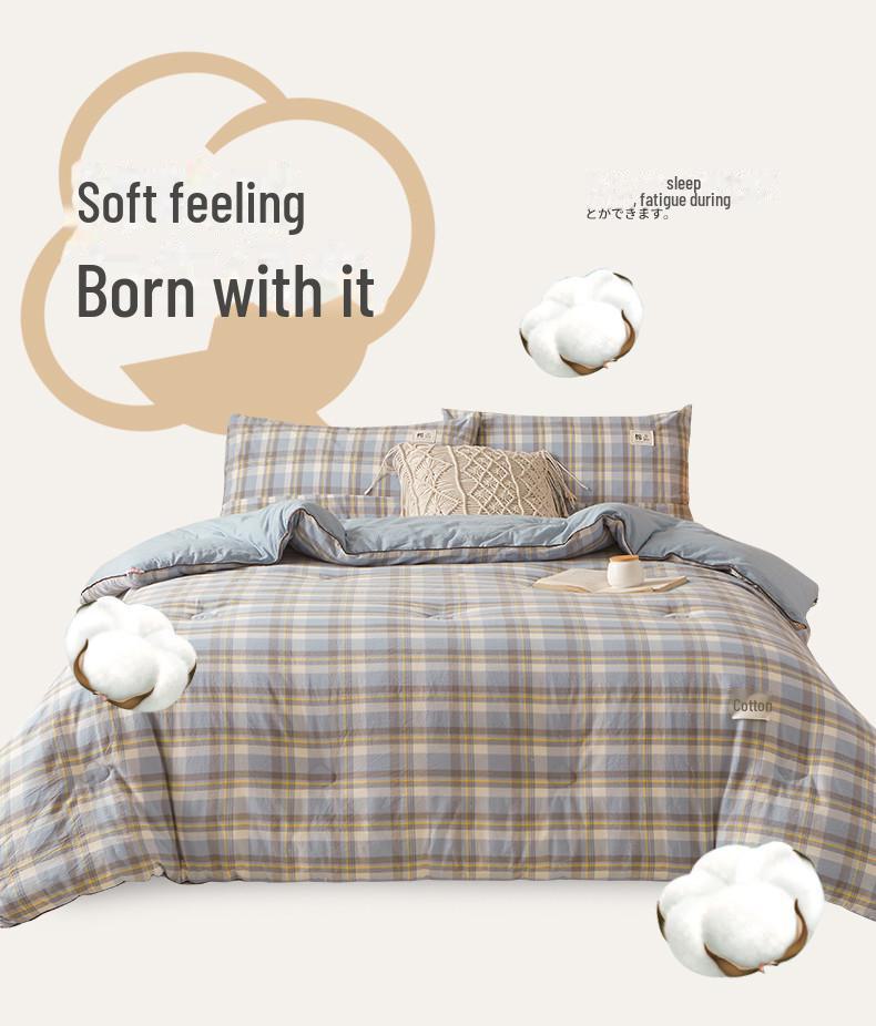 Plapumă din bumbac Xinjiang lucrată manual: 100% bumbac pur, gros și călduros pentru iarnă