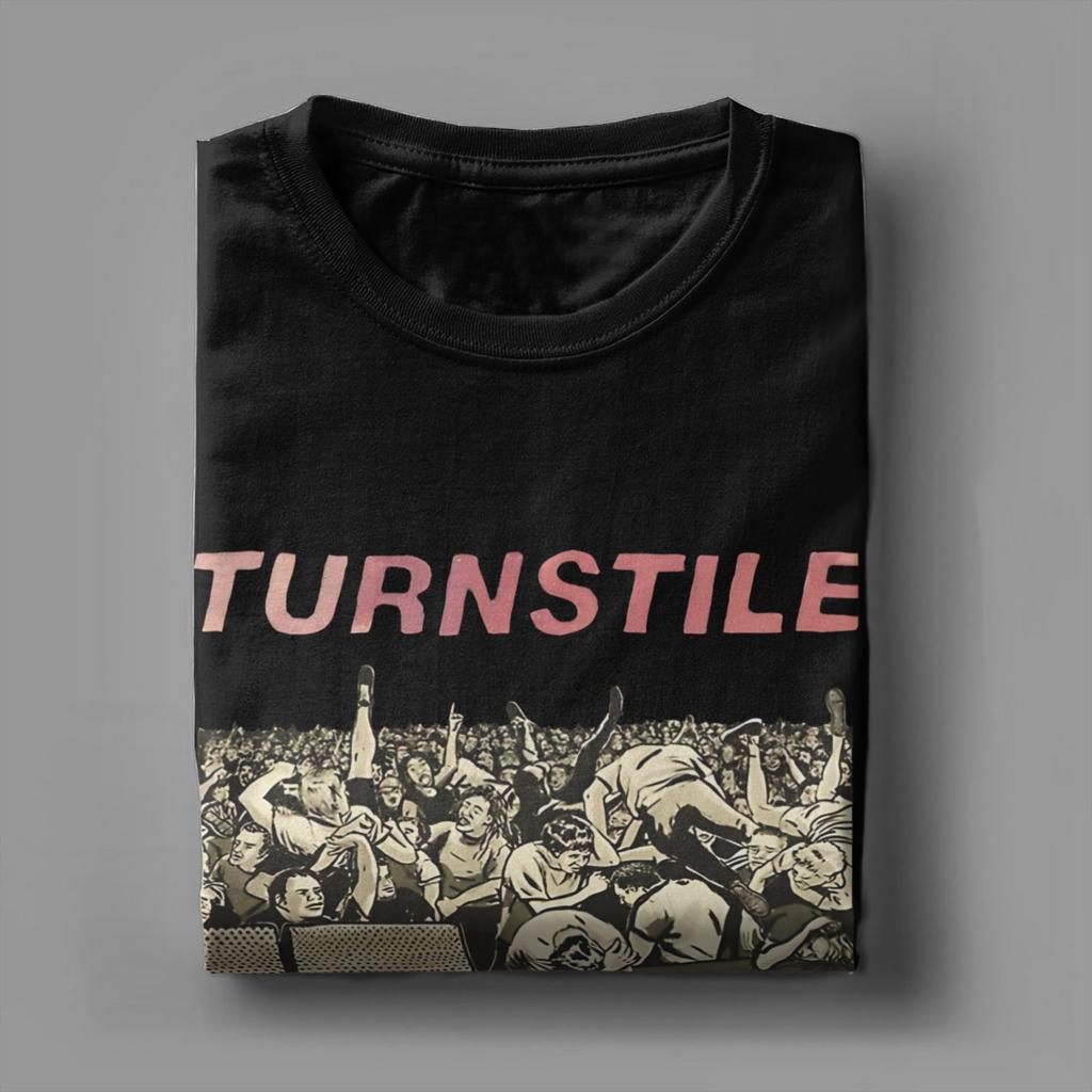 Turnstile Americká Hardcore Punková Kapela Tričko pro Muže Ženy Grafická Trička 100% Bavlna Oblečení
