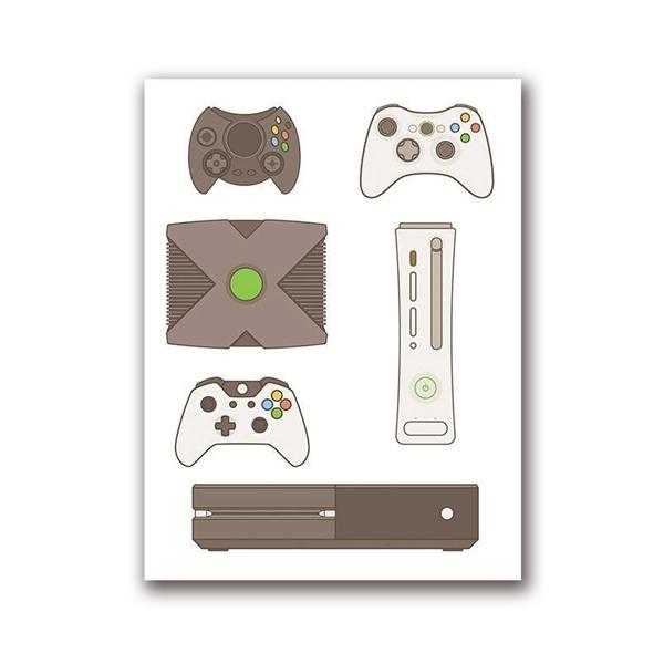 

Play Station Game Poster Room Decor Wall Art Холст Картины для интерьера Мальчик Мужчина Комната Украшение Картина На Лофте Без Рамы 21*30cm No Frame