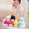 Cute Simulated Mushroom Throw Pillow Plush Toy Doll Red Umbrella Umbrella Small Mushroom Doll Children Soothing Doll