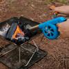 Camping Hand Blower Portable BBQ Fan for Outdoor Barbecue Strong Airflow Hand