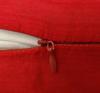 Dupion Silk Throw Home D    Cor Solid Red Pillow Sham Cushion Cover - Choose