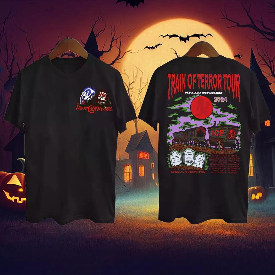 

RARE ! The Train of Terror Tour 2025 ICP T-Shirt Gift Full Size S-4XL S