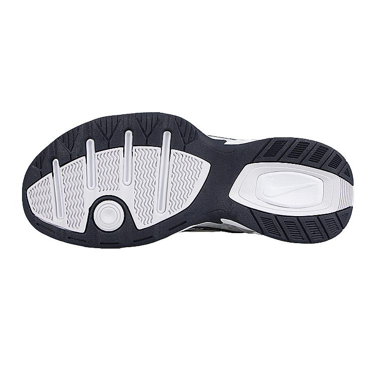 Nike Air Monarch 4 PU Leather Low top Chunky Sneakers Unisex White Black 415445-102(Team58-)