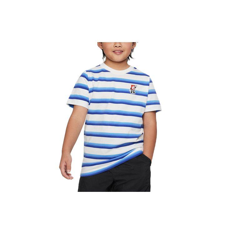 

Nike Color Block Round Neck Short Sleeve T-Shirt Kids tops FD0843 XL