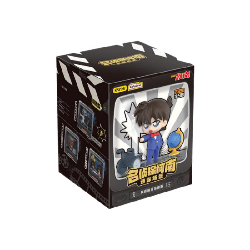 

Original KAYOU Detective Conan Mini Scene Retro TV Series Blind Box PVC Anime Character Model Collection Toys Gifts