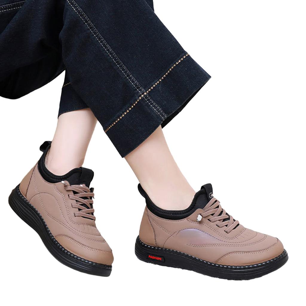 Women's Winter Stylish Non- Soft Lined Cotton Shoes for Casual Daily Wear