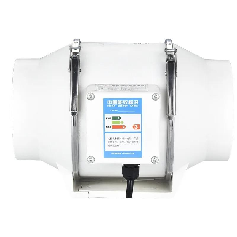 Exhaust Fans Home Silent Inline Pipe Duct Fan Bathroom Extractor Ventilation Kitchen Toilet Wall Air Clean Ventilator