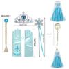 Elsa Princess Dress For Girls Halloween Costume Kids Fairy Tale Dress