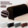 1 Pair  Sofa Armrest Cover for Living Room Removable PU Leather Arm Stretch Chair Protector Armchair Covers Armrest Couch