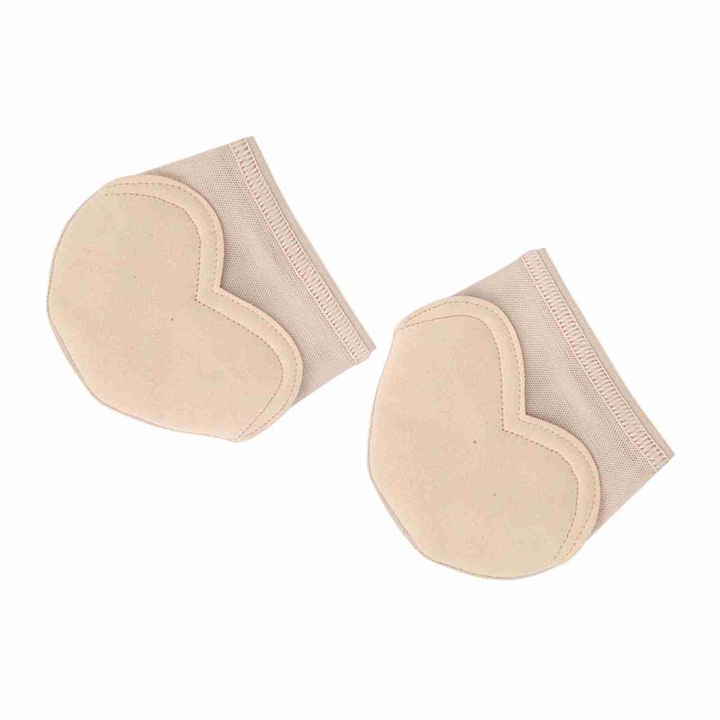 1 Pair Foot Thong 5 Toes Pad Ballet Dance Forefoot Half Protective Shoes (M)