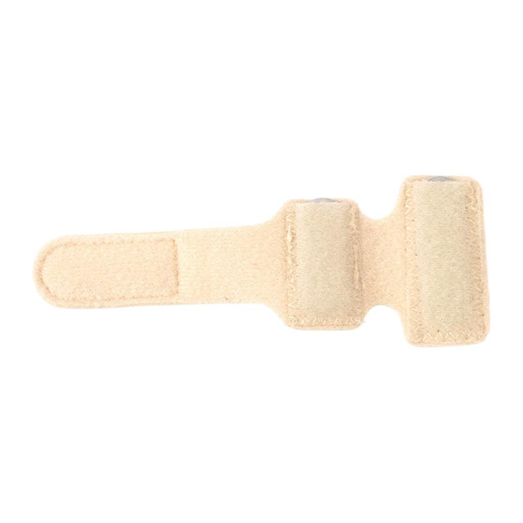 Adjustable Hammer Toe Splint with Aluminum Support Plate for Toe Alignment and Protection Soft Fabric Wrap for Foot Comfort and Correction