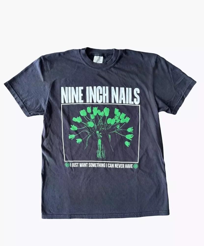

Nine Inch Nails T-shirt Rare Design Basic Black Short Sleeve Unisex Tshirt S-5XL Unisex T-Shirt XXXXL