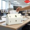 2D Flat, 1pc Tissue Box, Printed On Both Sides, Tissue Box, Vintage Tissue Holder, Suitable for Kitchen, Living Room, Bedroom, Bathroom, And Car