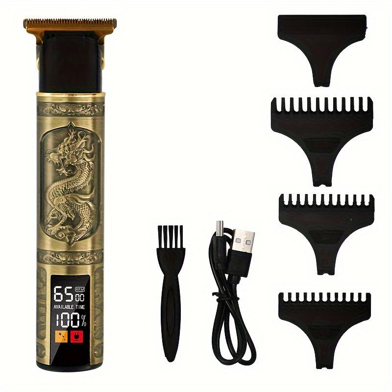 

Машинка для стрижки волос, профессиональная мужская электробритва, USB перезаряжаемый парикмахерский триммер для мужчин, праздничный подарок ER17
