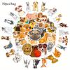 100pcs/50pcs Cute Dog Stickers Adorable Puppy Decals for Laptops Water Bottles and DIY Crafts Perfect for Pet Lover and Children