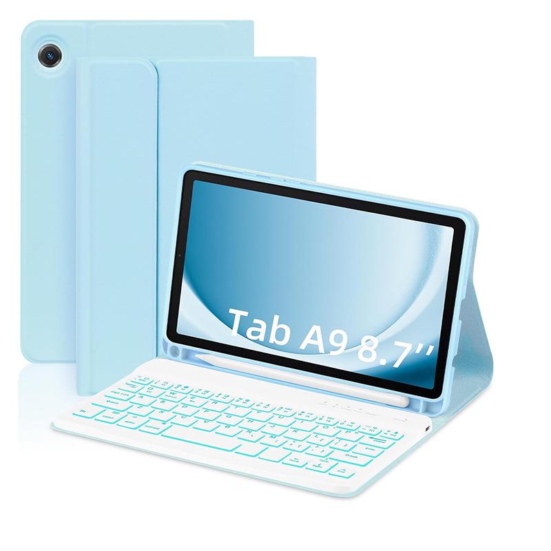 

Backlit Detachable Bluetooth Keyboard & Magnetic Case with Pen Slot for Samsung Tab A9/A11/A7 Lite (8.7 inch) Galaxy Tab A11/A9 8.7 inches