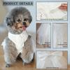 Dog Dress,Pet Wedding Dress Princess Formal Tutu Skirt with Bowknot,Puppy Birthday Party Outfit Apparel Girl for Small Dogs Cats (White Lace,