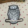 1 x Embroidery Night Owl Patch Badge Sewing on Appliques Clothes DIY Suppliy Repair