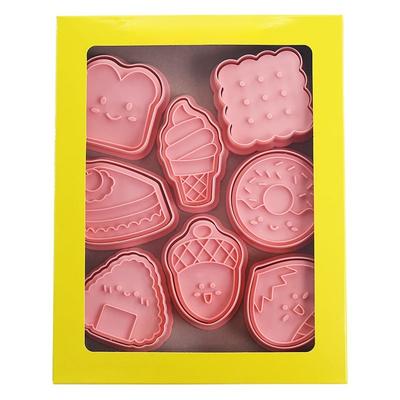 Moule de Dessin Animé pour la Pâtisserie Ensemble de Découpoirs à Biscuits Pâtisserie de Fête Réutilisable Pour la Pâtisserie Design Dessin Animé Matériau PP PP de Qualité Alimentaire