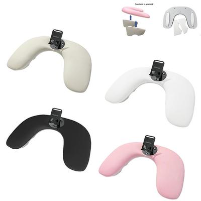 Luxury Russian-Style U-Shaped Butterfly Nail Art Hand Pillow - Removable, ABS, PU for Comfort and Fatigue Relief