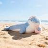 70CM Seal Doll Plush Body Pillow 70cm Soft Stuffed Elongated Seal Pillow for Sleeping Back