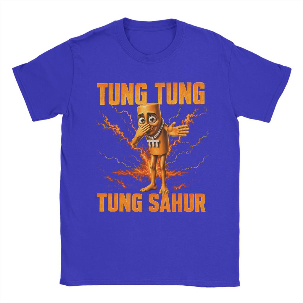 Unisexs Tshirt Tung Tung Tung Sahur Triplet Funny Scuba Dance T Shirts Harajuku Summer Tee Shirt Casual 100 Cotton Clothes