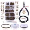 DIY Jewelry Accessory Set: Lobster Clasp, Jump Rings, Crimp Beads, Beading Tools