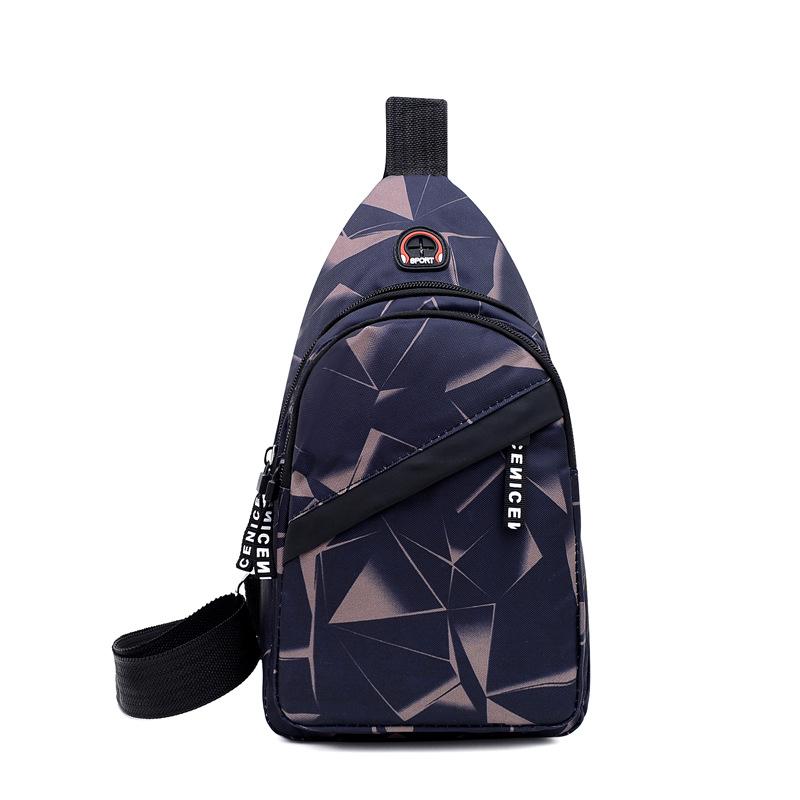 Breast bag ins new fashion Korean version messenger bag light outdoor sports leisure couple backpack shoulder bag tide