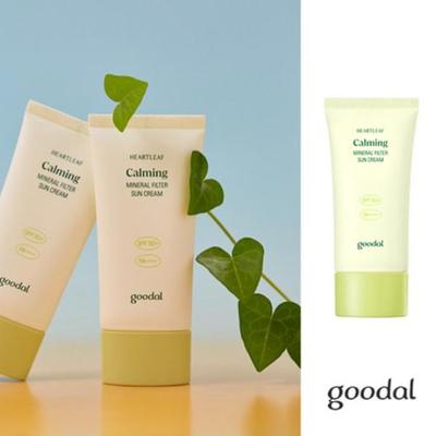 Goodal Houttuynia Cordata Soothing Inorganic Sunscreen SPF50+/PA++++, FREE, 1 Piece, 50ml