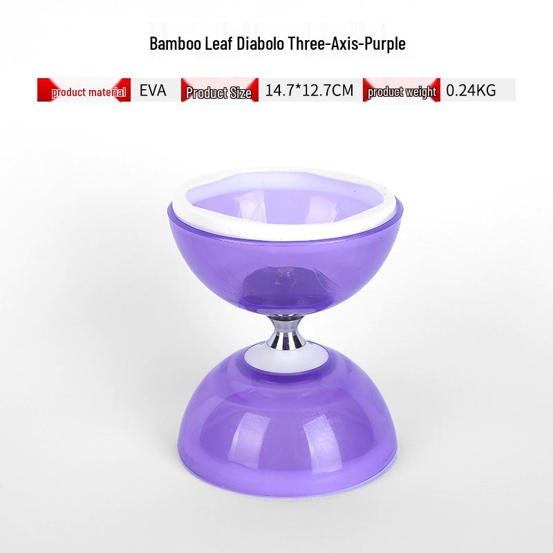 Large Double-Headed Diabolo with Five Bearings for Beginners & All Ages