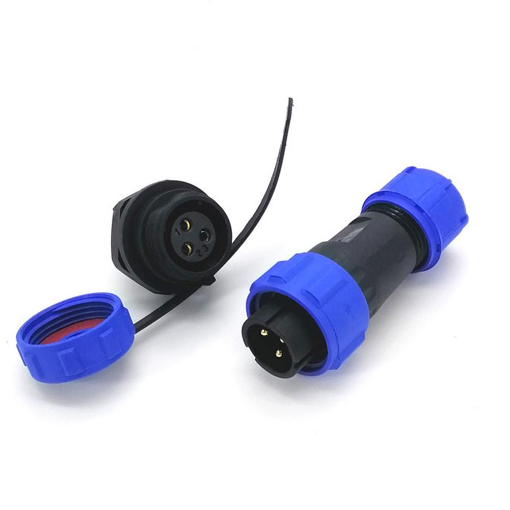 SP13 Series 3PIN Waterproof Aviation Connectors Set for Industrial Use