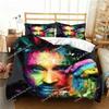 France Rock Singer J-Johnny H-Hallyday Bedding Set Single Twin Full Queen King Size Bed Set Aldult Kid Bedroom Duvet Cover Sets0