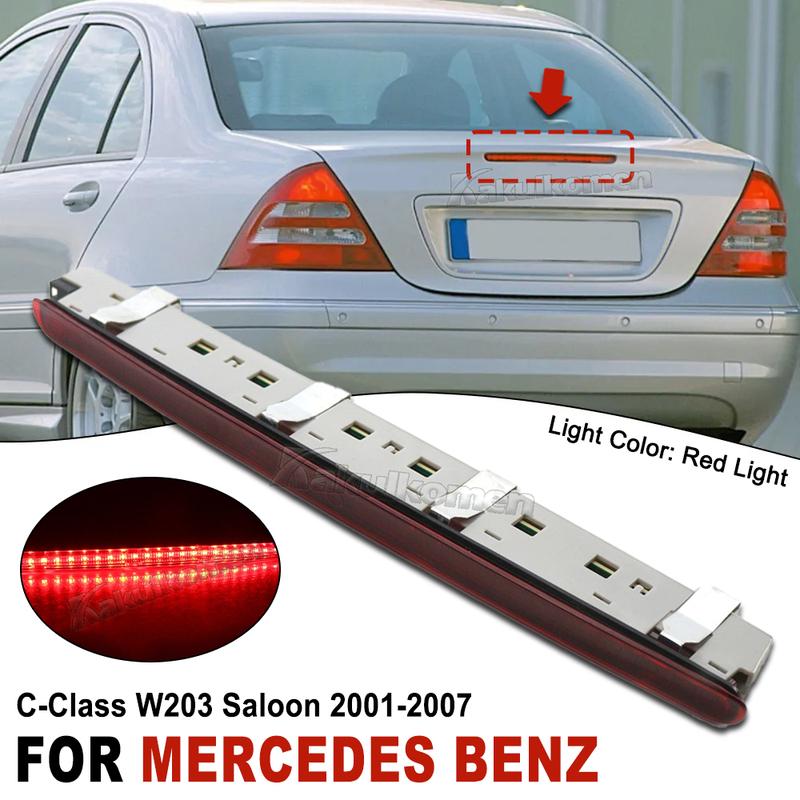 Rear Trunk LED Stop Brake Light Replacement Car High Mount Rear Brake Light for Mercedes Benz W203 C180 C200 C230 C280 C240 C300