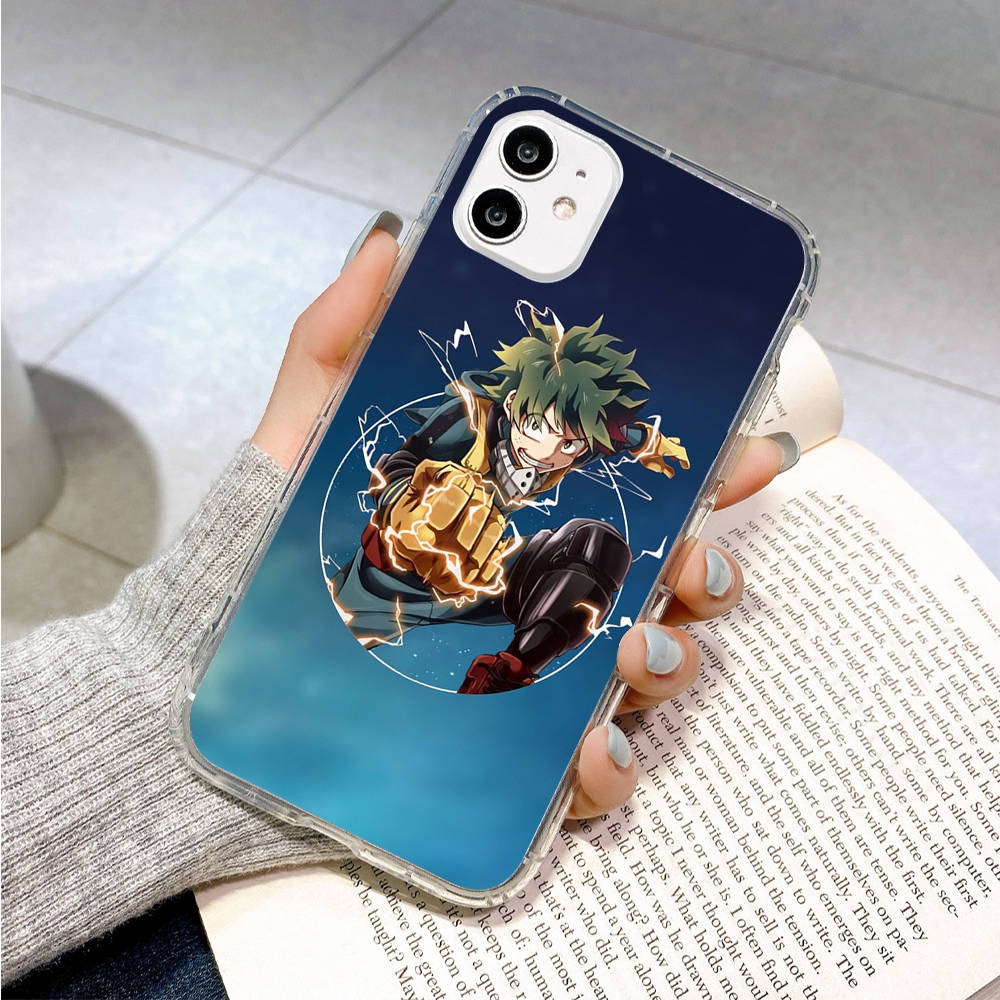 Pouzdro pro Samsung A04 A14 A23 A34 A54 M23 M33 M52 M53 Realme 10 9 C30S C35 C55 VIVO Y02S Y21 Y51 X80 Pro Transparent Cover WI69 My Hero Academia