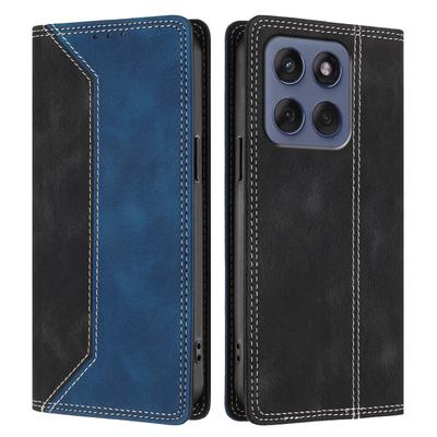 Magnetic Cards Leather Wallet Case for Motorola Moto Edge 70 60 50 40 30 Pro Fusion Neo 60 Stylus Flip Plain Stand Phone Cover