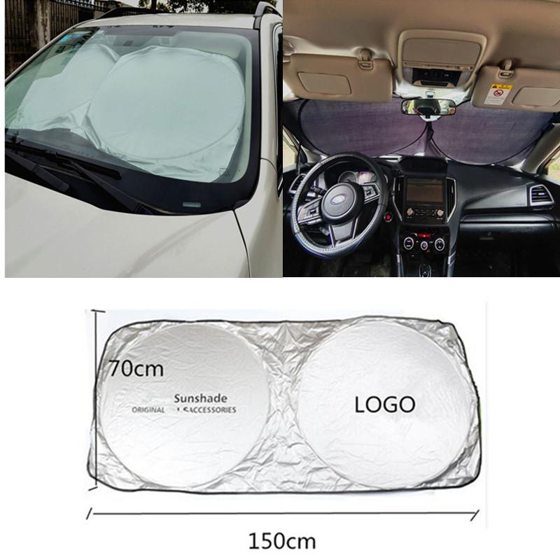 1PCS Car Windshield Sunshades Sun Shade Covers Front Window Visors For Infiniti Skoda Mini Hyundai Nissan AMGWindshield Sunshades 1