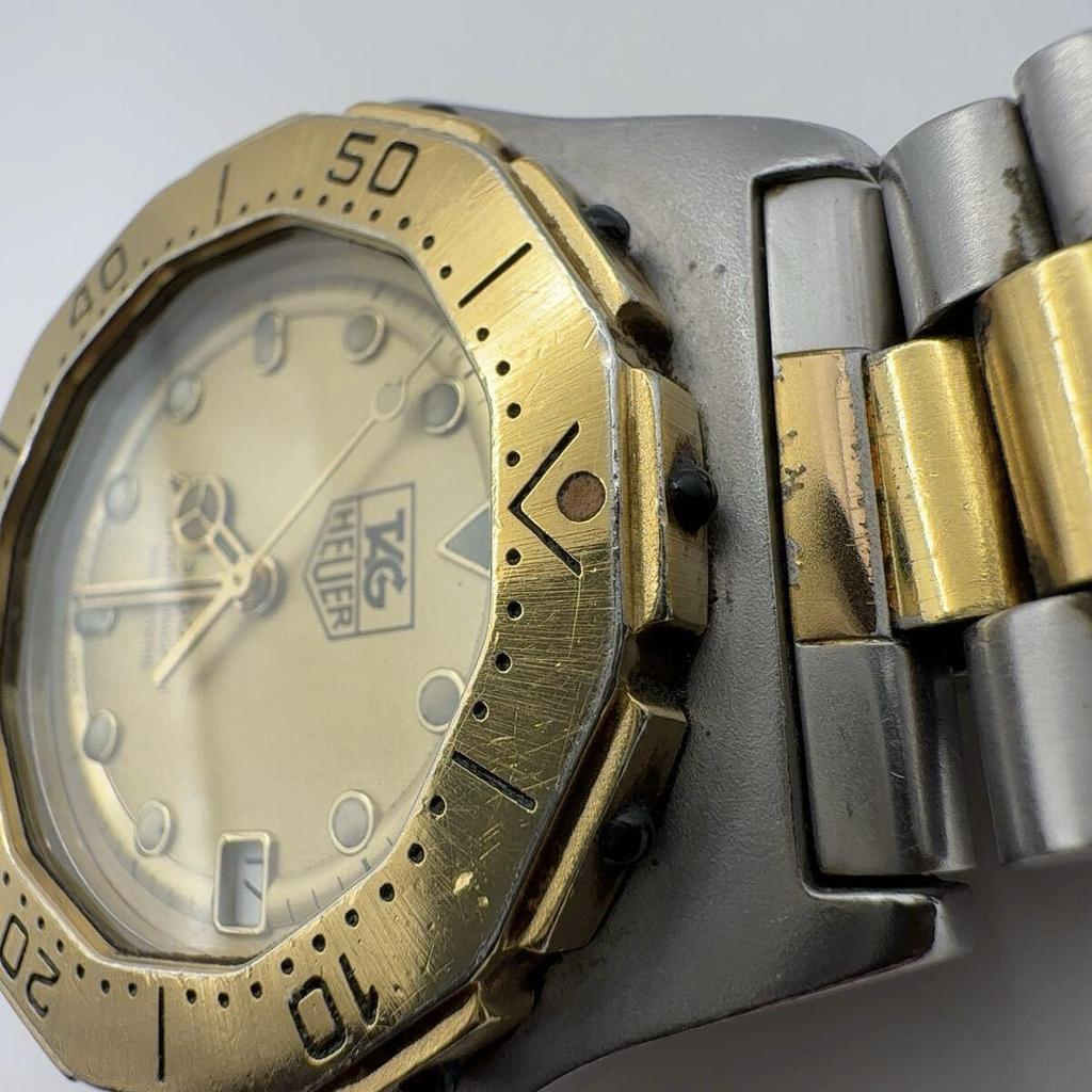 Used TAG HEUER Professional 935.406 Men's Watch / Wristwatch Working Item / Working [M332]