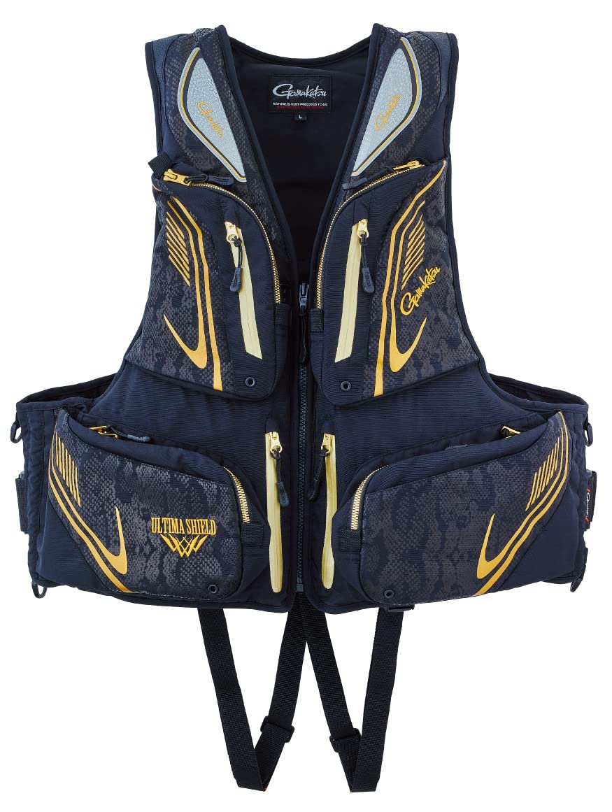 

Gamakatsu Ultima Shield 100 плавающий жилет GM2194 Python черный S